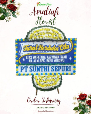 Papan Bunga Duka di Batudaa Pantai